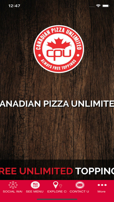 Canadian Pizza Unlimited Screenshot