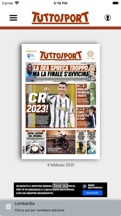 Tuttosport HD Screenshot