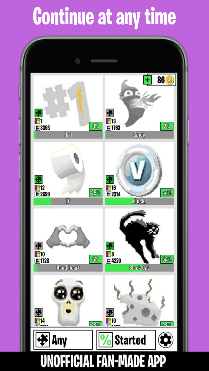 Pixels from Fortnite