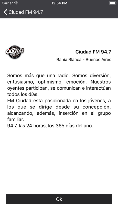 Ciudad FM 94.7 Screenshot