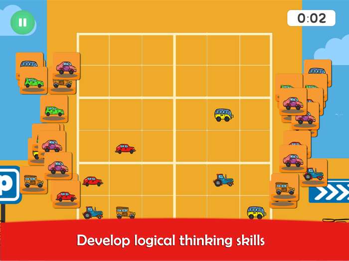 Graphics sudoku for kids