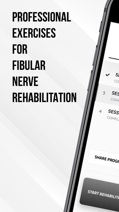 Screenshot 1 of Peroneal Nerve Therapy App