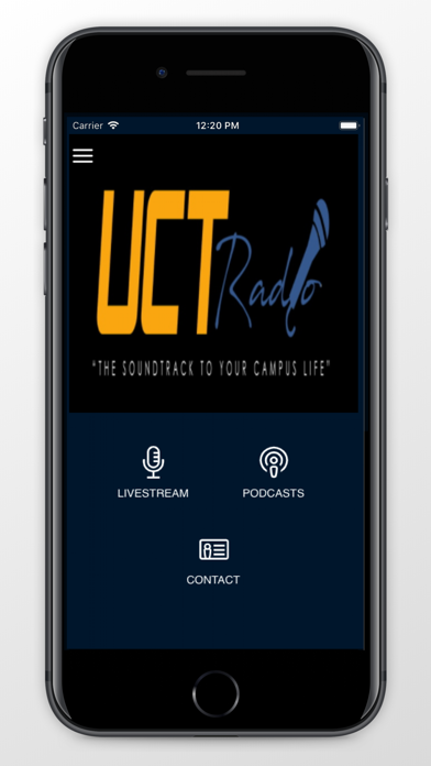 UCT Radio Screenshot
