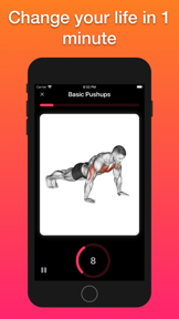 1 Minute Fitness: Home Workout screenshot