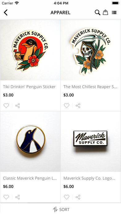 Maverick Tattoo Mercantile Screenshot