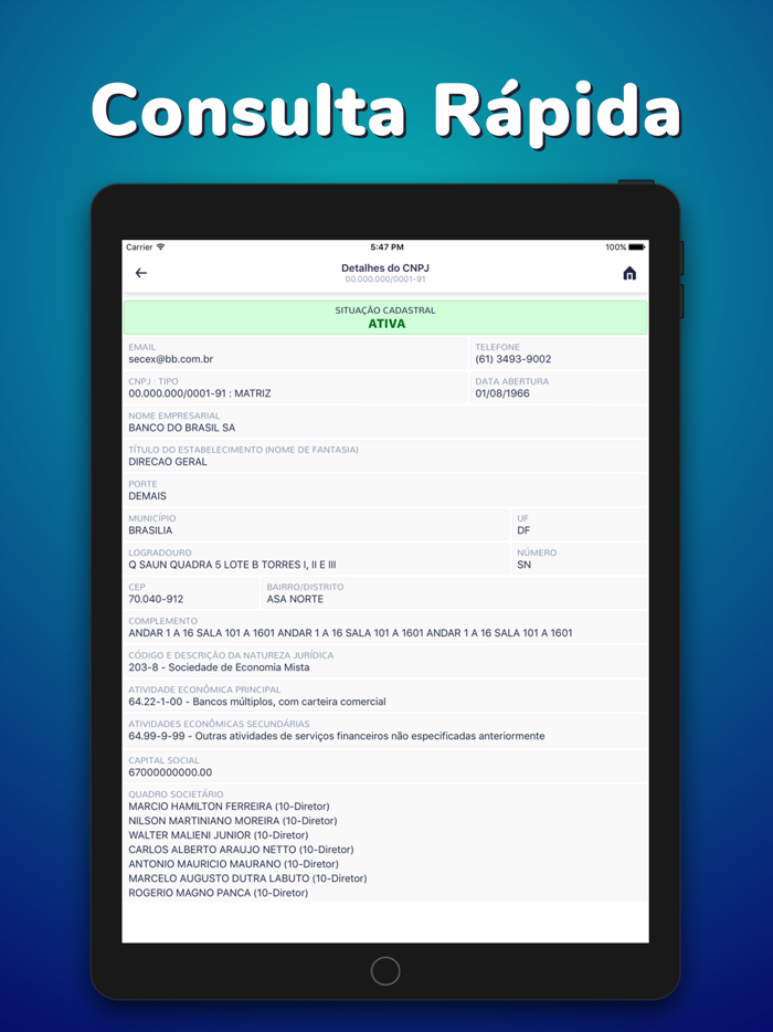 Consulta CNPJ - MEI ME EPP