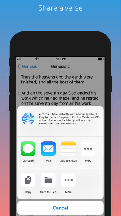 Bible: King James Version Screenshot