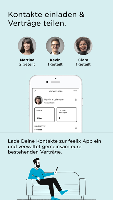 feelix | Vertragsmanager screenshot 4