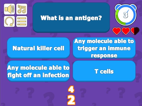 Immune & Lymphatic Quiz iPad app afbeelding 3