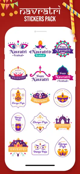 Game screenshot Navratri Stickers! apk