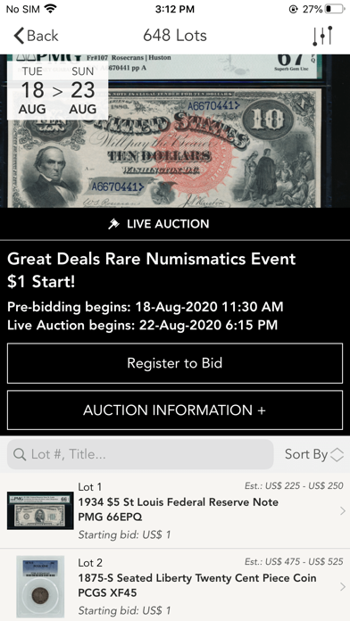 1 Great Deal Auctions Screenshot