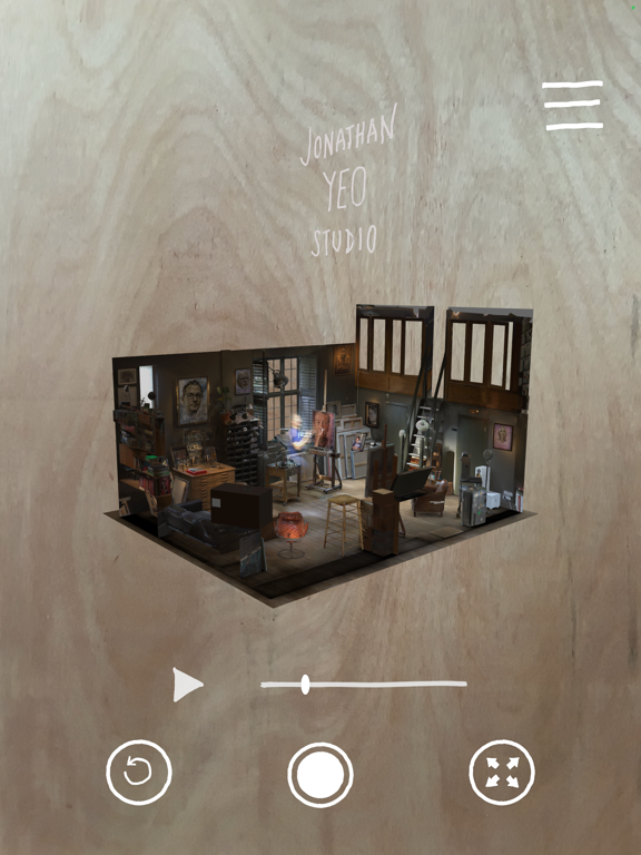 Jonathan Yeo Studio iPad screenshot 1 - Entertainment app