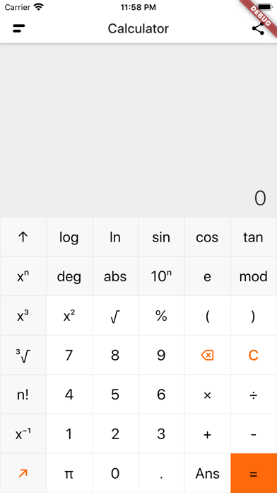 Simple Calculator for iPhone screenshot 2