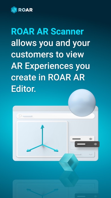 ROAR Augmented Reality App Screenshot