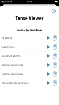 Spanish Verbs iphone resimleri 4