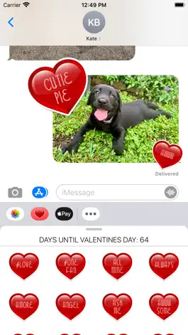 Game screenshot Conversation Heart Stickers mod apk