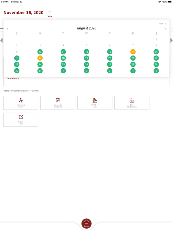 MyPHD iPad screenshot 7 - Health & Fitness app