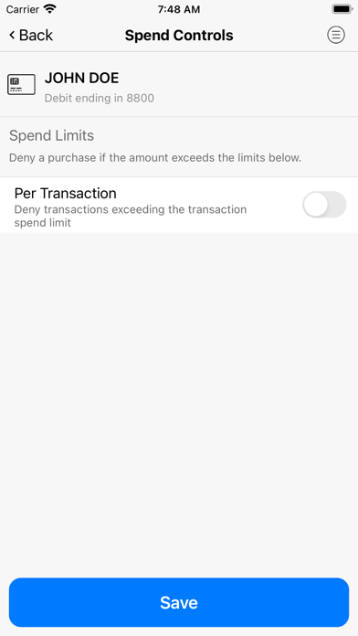 Mutual CU SAMcards Manager Screenshot