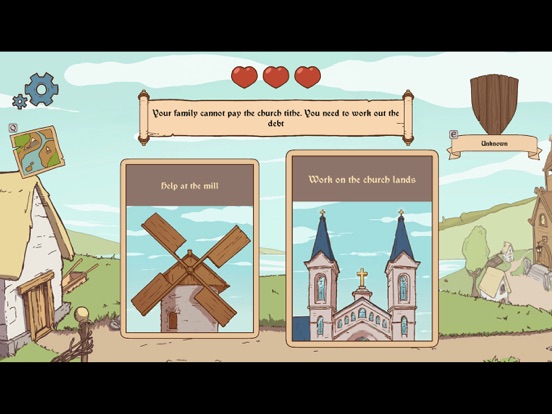 Choice of Life Middle Ages iPad app afbeelding 4