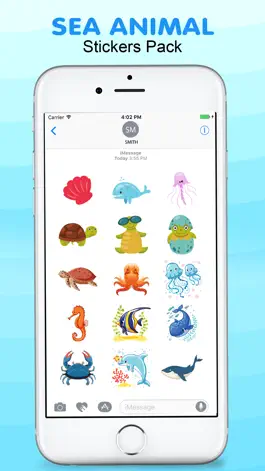 Game screenshot Sea Animal Stickers Pack apk