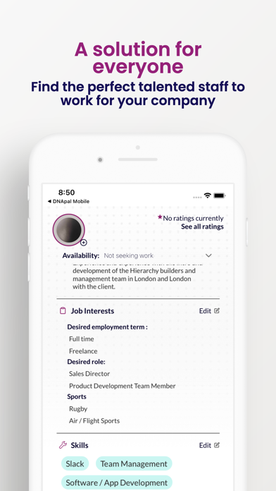 ProTouch Staff Screenshot