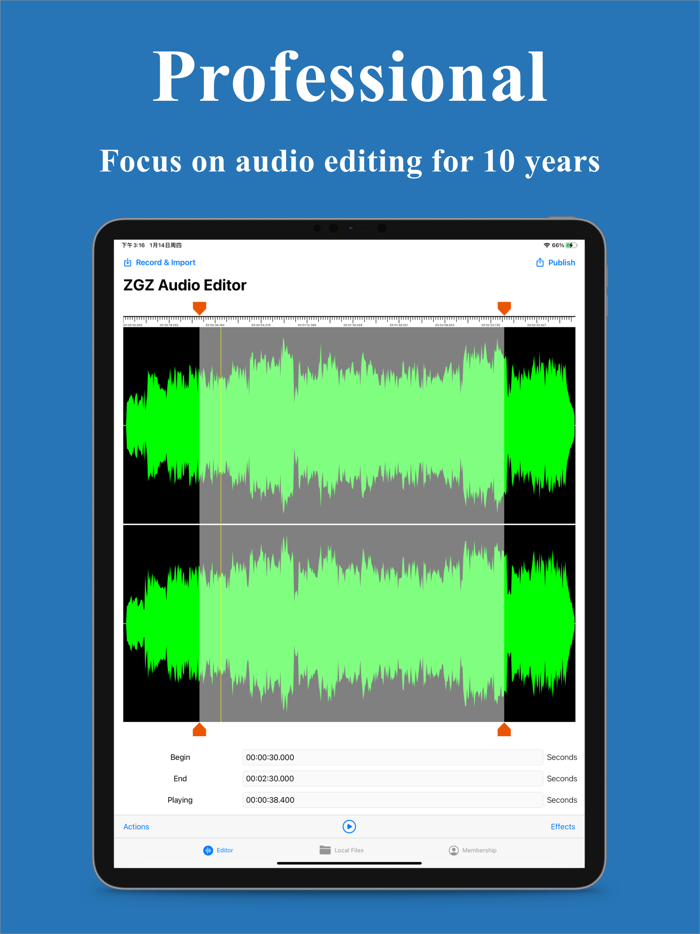 ZGZ Audio Editor