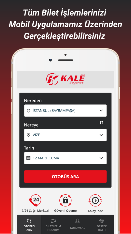 Kale Seyahat - Otobüs Bileti - 1.3 - (iOS)