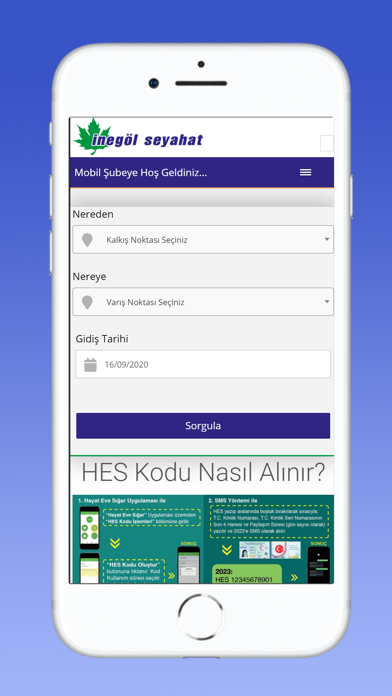 İnegöl Seyahat Otobüs  Bileti Screenshot