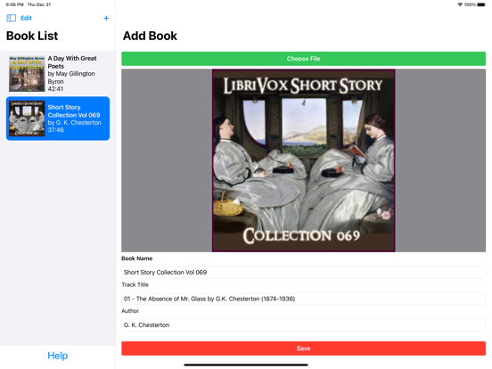 Screenshot #4 pour EZ Audiobook Player