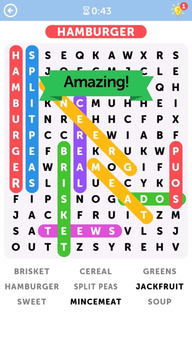 Screenshot #1 pour Word Search - Fun Word Puzzle