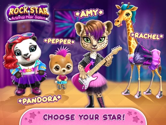 Screenshot #4 pour Animal Hair Salon Rock Stars