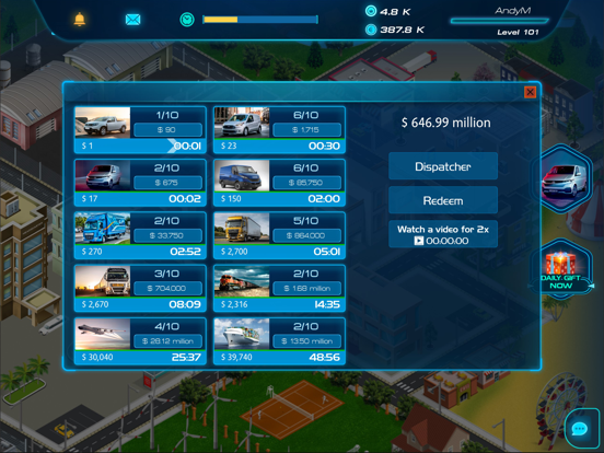 Virtual Truck Manager 2 Tycoon iPad screenshot 5 - Games app