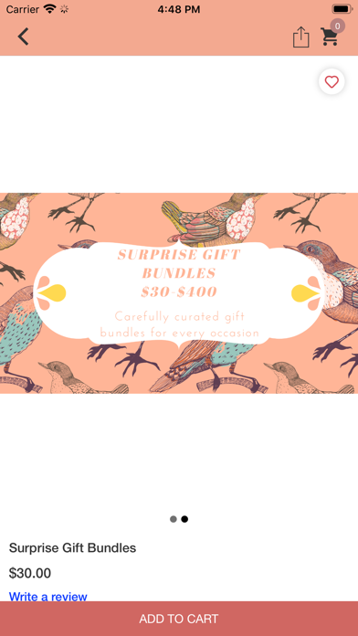 Two Little Birds Boutique Screenshot