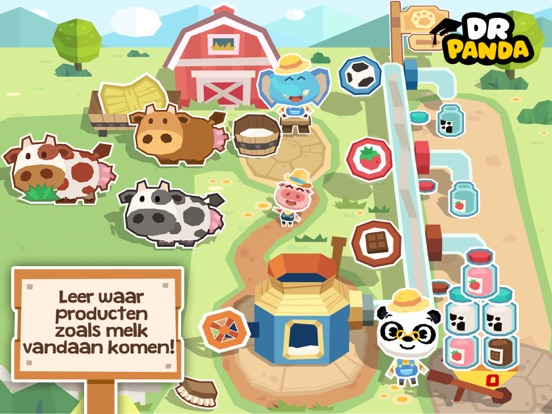 Dr. Panda Boerderij iPad app afbeelding 2