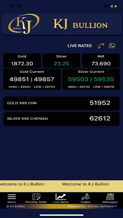 KJ Bullion Screenshot