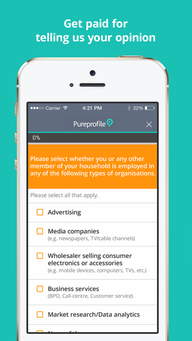 Pureprofile Screenshot