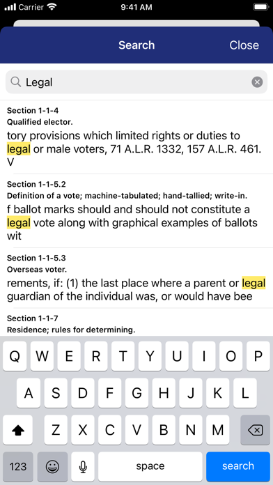 New Mexico Statutes Screenshot