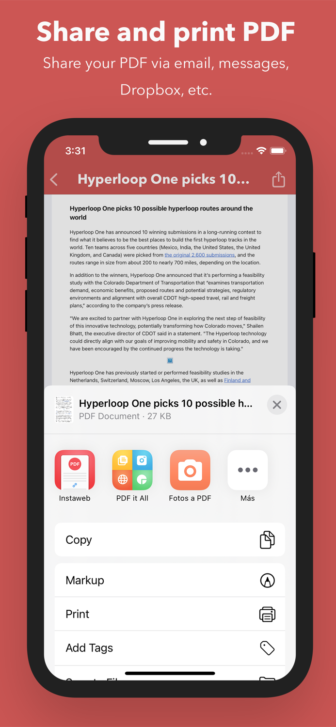 Web to PDF Converter and Reader