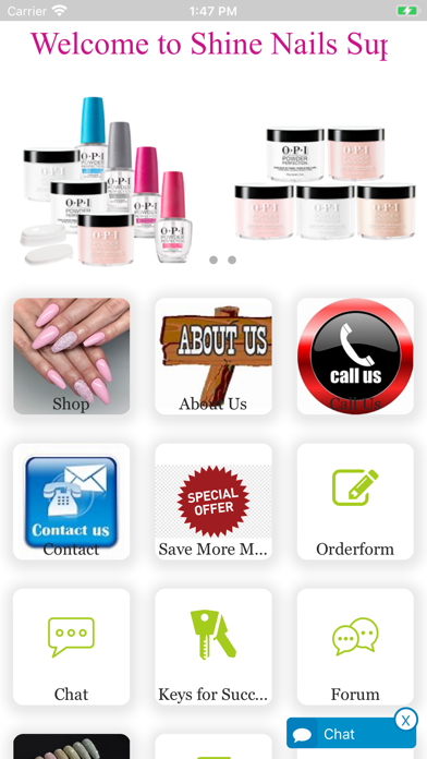 Shine Nail Supply Screenshot
