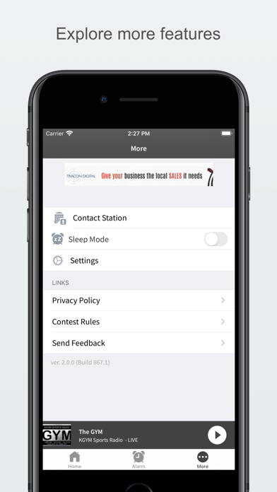KGYM Sports Radio Screenshot
