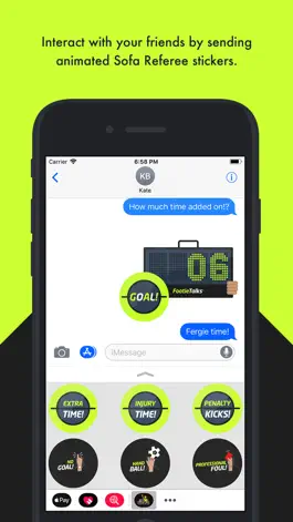 Game screenshot FootieTalks Sofa Referee apk