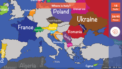 Geography - Practice Europe Screenshot