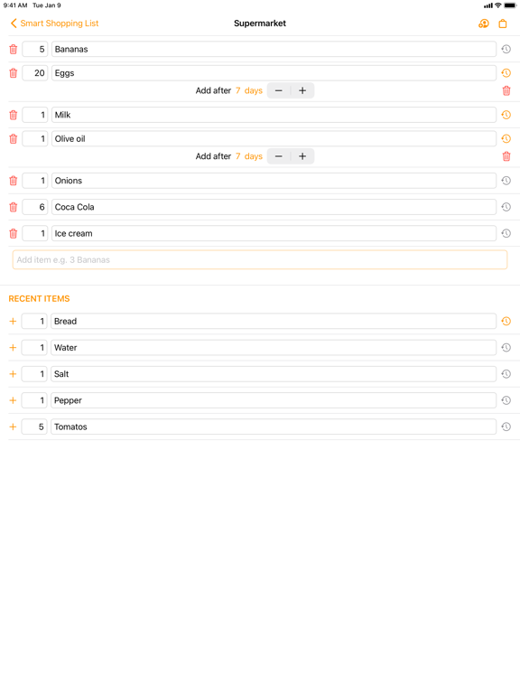 Screenshot #5 pour Smart Shopping List - Shared