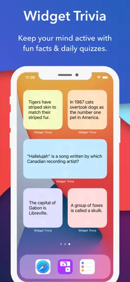 Game screenshot Widget Trivia mod apk