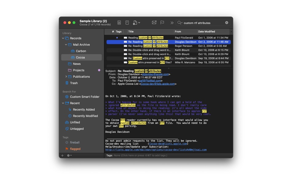 #2. EagleFiler (macOS) 由: C-Command Software, LLC