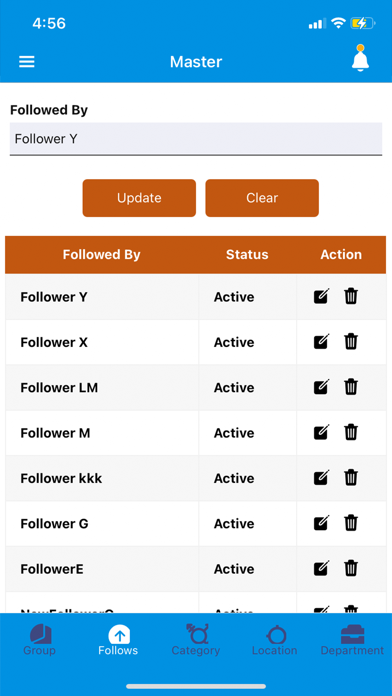 Rail Task Dashboard Screenshot