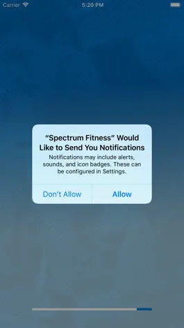 Game screenshot Spectrum Fitness App apk