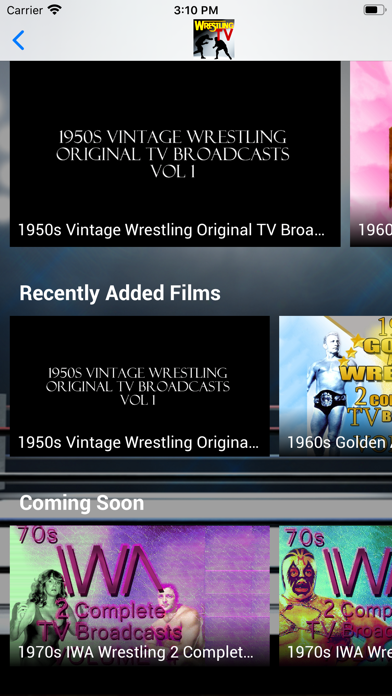 Wrestling TV Channel Screenshot