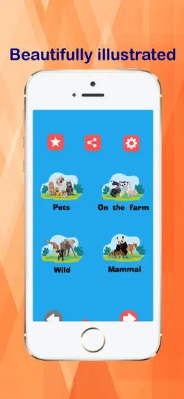 Game screenshot My First 100 Words Animals apk