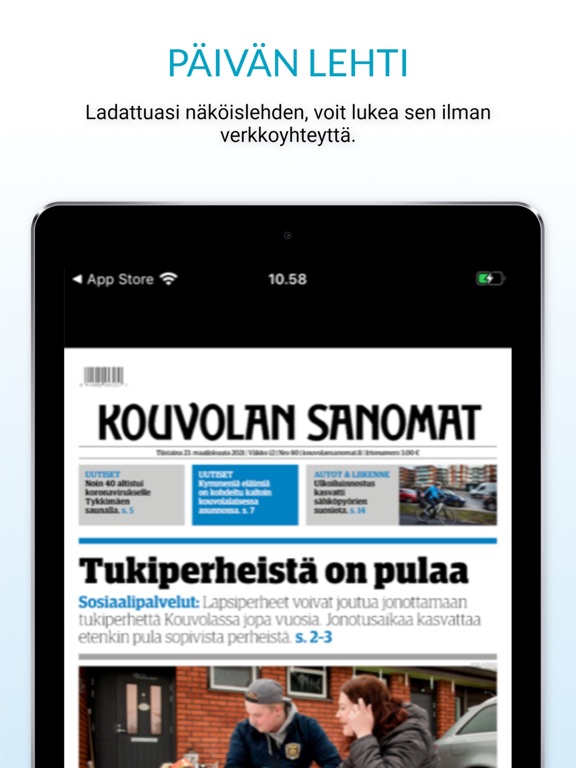 Screenshot #6 pour Kouvolan Sanomat, päivän lehti